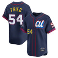 Davalo NY.Yankees #54 Max Fried Player Navy All Star Limited Home Stitched Jerseys
