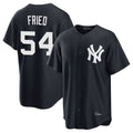 Davalo NY.Yankees #54 Max Fried Player Navy Game Stitched Jerseys
