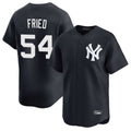 Davalo NY.Yankees #54 Max Fried Player Navy Limited Game Stitched Jerseys