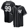 Davalo NY.Yankees #99 Aaron Judge Player Black Out Game Stitched Jerseys