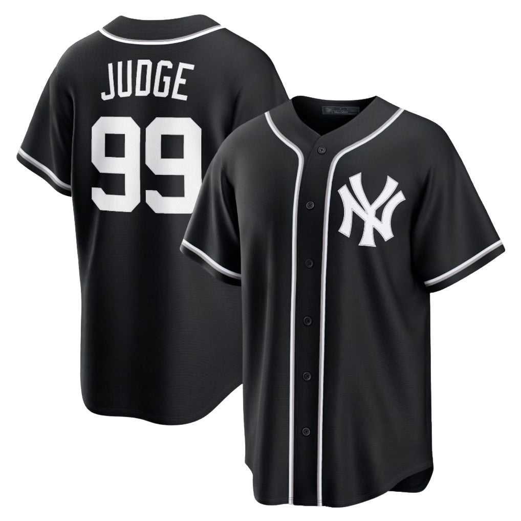 Davalo NY.Yankees #99 Aaron Judge Player Black Out Game Stitched Jerseys