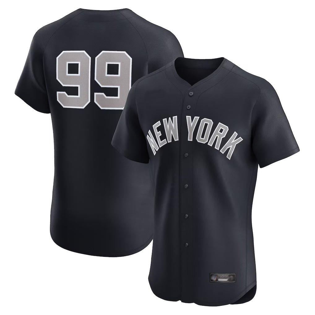 Davalo NY.Yankees #99 Aaron Judge Player Navy  Home Limited Elite Game Stitched Jerseys