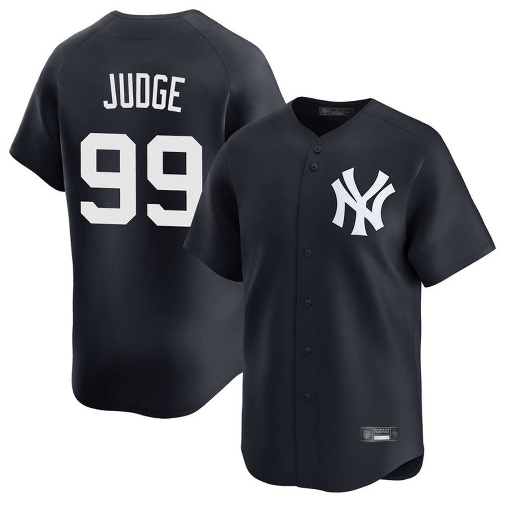 Davalo NY.Yankees #99 Aaron Judge Player Navy Limited Game Stitched Jerseys