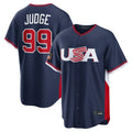 Davalo NY.Yankees #99 Aaron Judge Player Navy USA 2026 World Classic Limited Game Stitched Jerseys