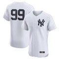 Davalo NY.Yankees #99 Aaron Judge Player White Limited Elite Home Stitched Jerseys