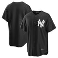 Davalo NY.Yankees Blank Player Black Game Stitched Jerseys