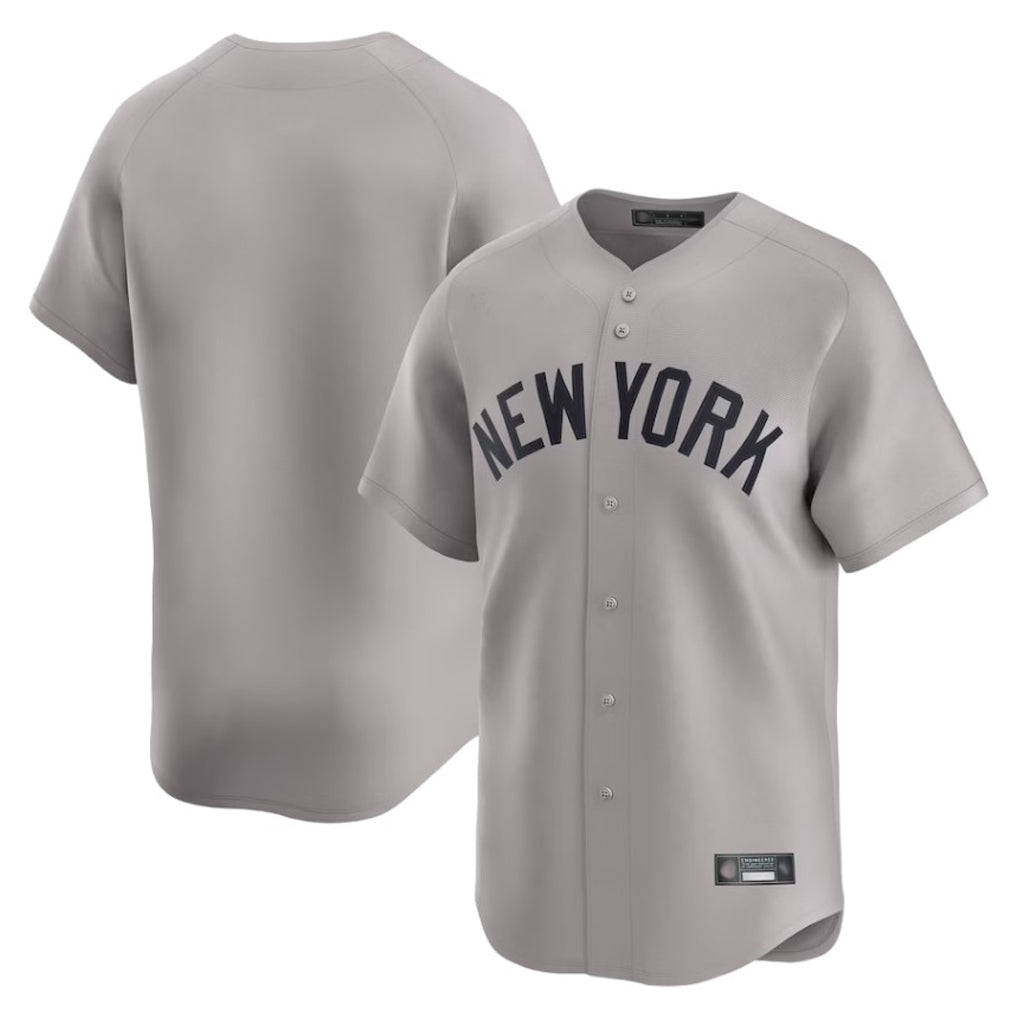 Davalo NY.Yankees Blank Player Gray Limited Home Stitched Jerseys