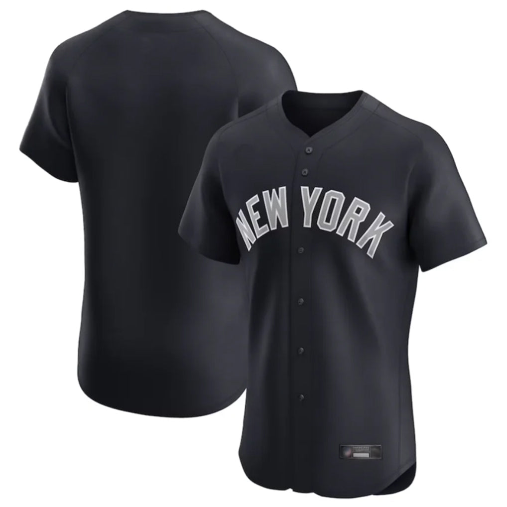Davalo NY.Yankees Blank Player Navy Home Replica Elite Stitched Jerseys