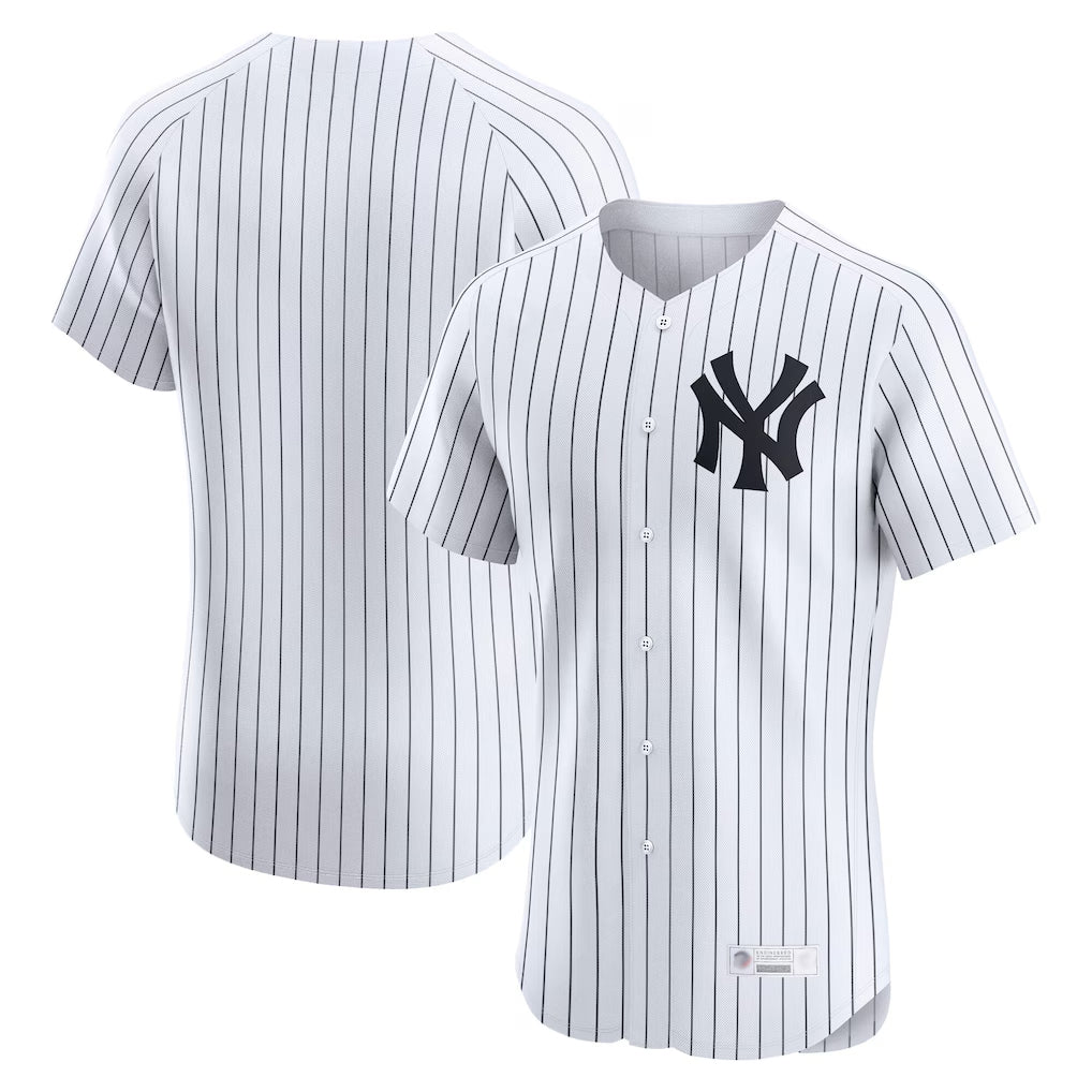 Davalo NY.Yankees Blank Player White Limited Elite Home Stitched Jerseys