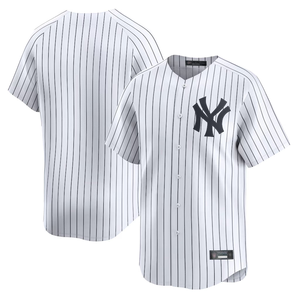 Davalo NY.Yankees Blank Player White Limited Home Stitched Jerseys