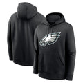 Davalo P.Eagles Black LOGO Pullover Hoodies Home Game Stitched Jerseys