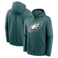 Davalo P.Eagles Midnight Green Performance Pullover Hoodies Home Game Blank Player Stitched Jerseys