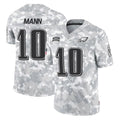Davalo P.Eagles #10 Braden Mann Player Arctic Camo Salute to Service Limited Game Stitched Jerseys