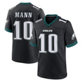 Davalo P.Eagles #10 Braden Mann Player Black Game Home Stitched Jerseys