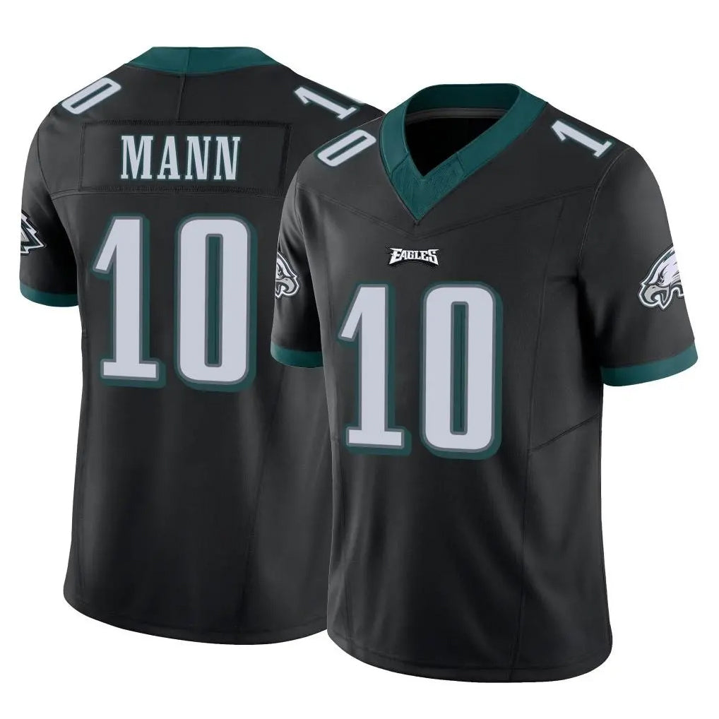 Davalo P.Eagles #10 Braden Mann Player Black Limited Vapor F.U.S.E. Home Game Stitched Jerseys