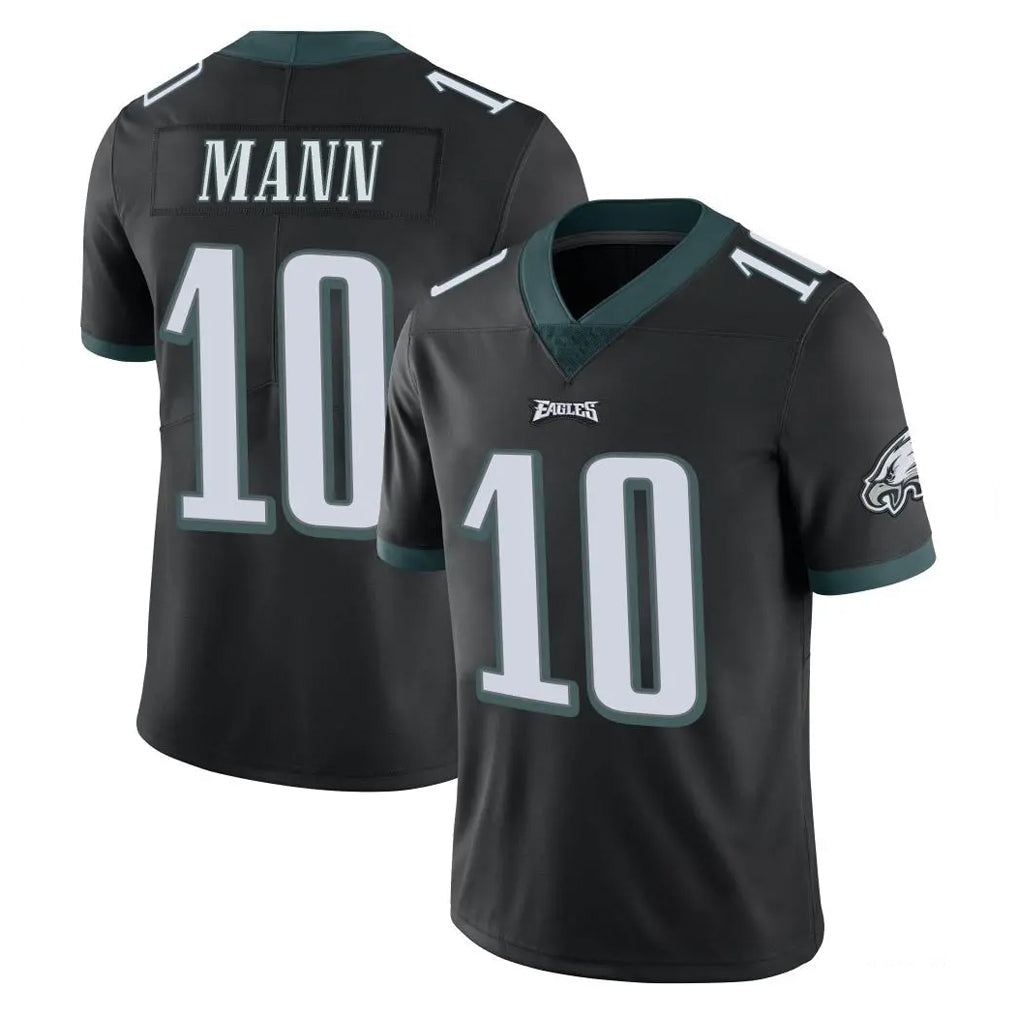 Davalo P.Eagles #10 Braden Mann Player Black Limited Vapor Untouchable Home Game Stitched Jerseys