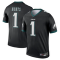 Davalo P.Eagles #1 Jalen Hurts Player Black Legend Stitched Jerseys
