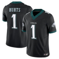 Davalo P.Eagles #1 Jalen Hurts Player Black Vapor F.U.S.E. Limited Stitched Jerseys