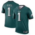 Davalo P.Eagles #1 Jalen Hurts Player Green Team Legend Stitched Jerseys
