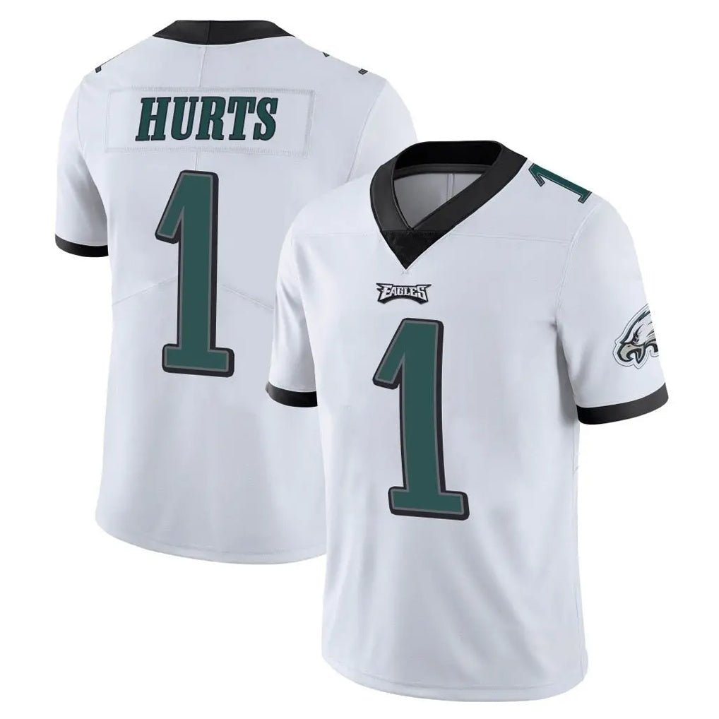 Davalo P.Eagles #1 Jalen Hurts Player White Limited Vapor Untouchable Home Game Stitched Jerseys