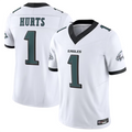 Davalo P.Eagles #1 Jalen Hurts Player White Vapor F.U.S.E. Limited Stitched Jerseys