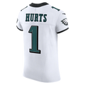Davalo P.Eagles #1 Jalen Hurts White Vapor F.U.S.E. Elite Stitched Jerseys
