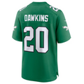 Davalo P.Eagles #20 Brian Dawkins Green Alternate Retired Player Game Jersey Stitched American Stitched Jersey
