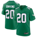Davalo P.Eagles #20 Brian Dawkins Green Alternate Retired Player Game Stitched American Stitched Jerseys