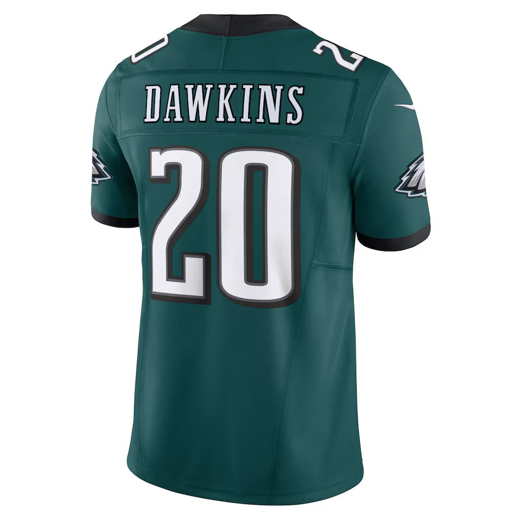Davalo P.Eagles #20 Brian Dawkins Midnight Green Vapor F.U.S.E. Limited Stitched Jerseys