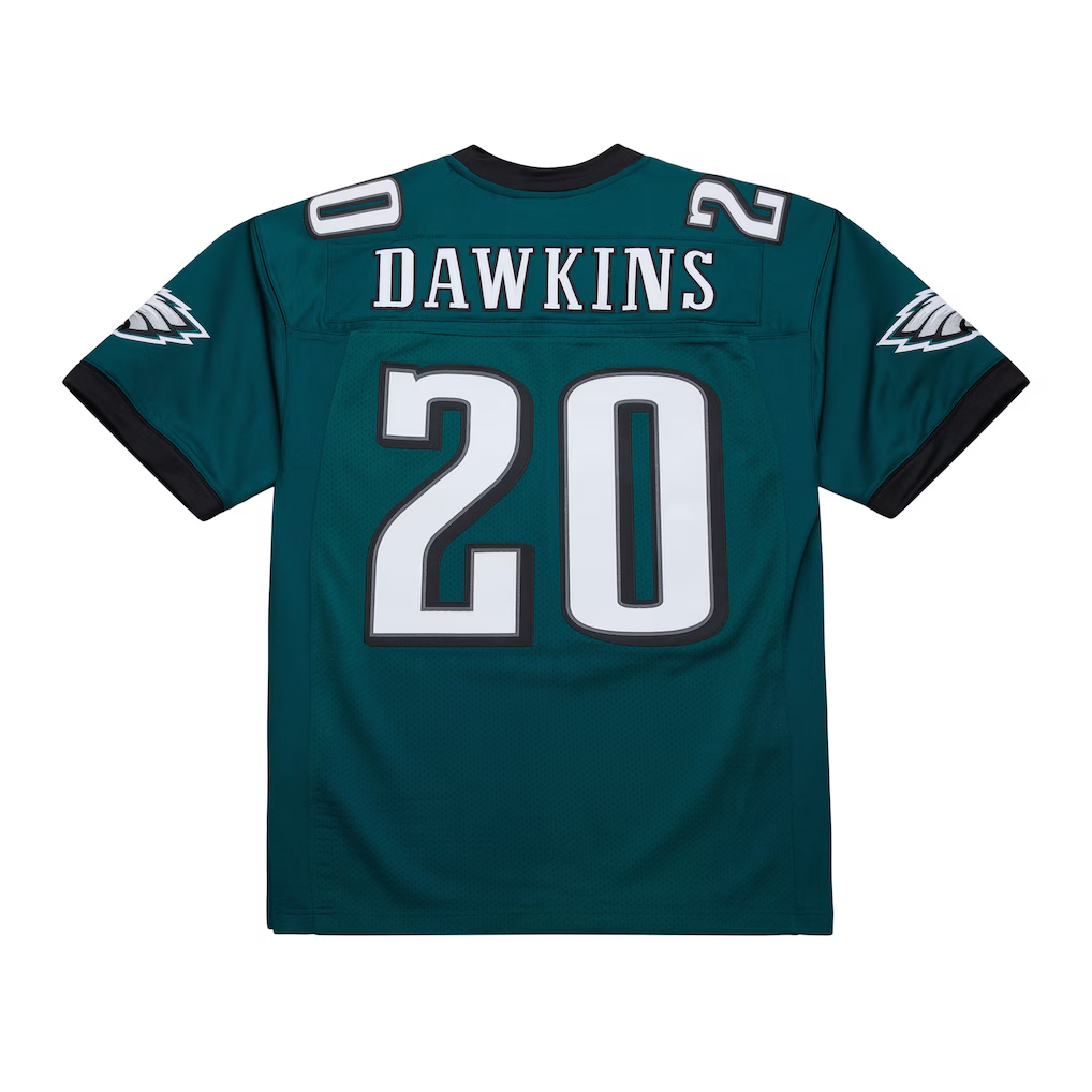 Davalo P.Eagles #20 Brian Dawkins Mitchell & Ness Green 2007 Authentic Throwback Retired Player Stitched Puhic Jersey