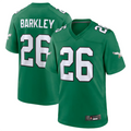 Davalo P.Eagles #26 Saquon Barkley Green Alternate Game Stitched American Stitched Jerseys