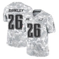 Davalo P.Eagles #26 Saquon Barkley Player Arctic Camo Salute to Service Limited Game Stitched Jerseys