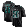 Davalo P.Eagles #26 Saquon Barkley Player Carbon Black Fashion Home Game Stitched Jerseys