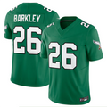 Davalo P.Eagles #26 Saquon Barkley Player Kelly Green Vapor F.U.S.E. Limited Stitched Jerseys
