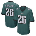 Davalo P.Eagles #26 Saquon Barkley Player Team Color Green Home Game Stitched Jerseys