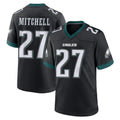 Davalo P.Eagles #27 Quinyon Mitchell Player Black Game Home Stitched Jerseys