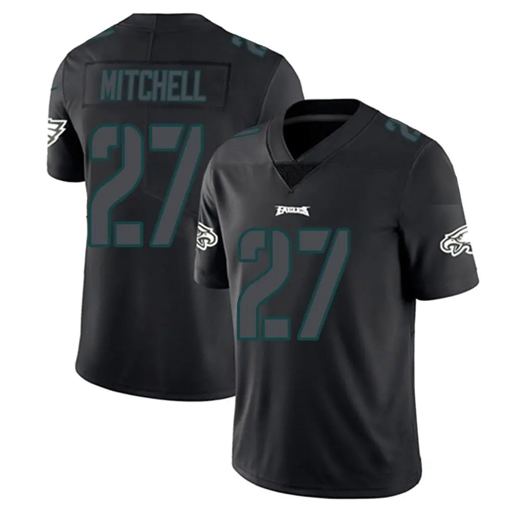 Davalo P.Eagles #27 Quinyon Mitchell Player Limited Black Impact Home Game Stitched Jerseys