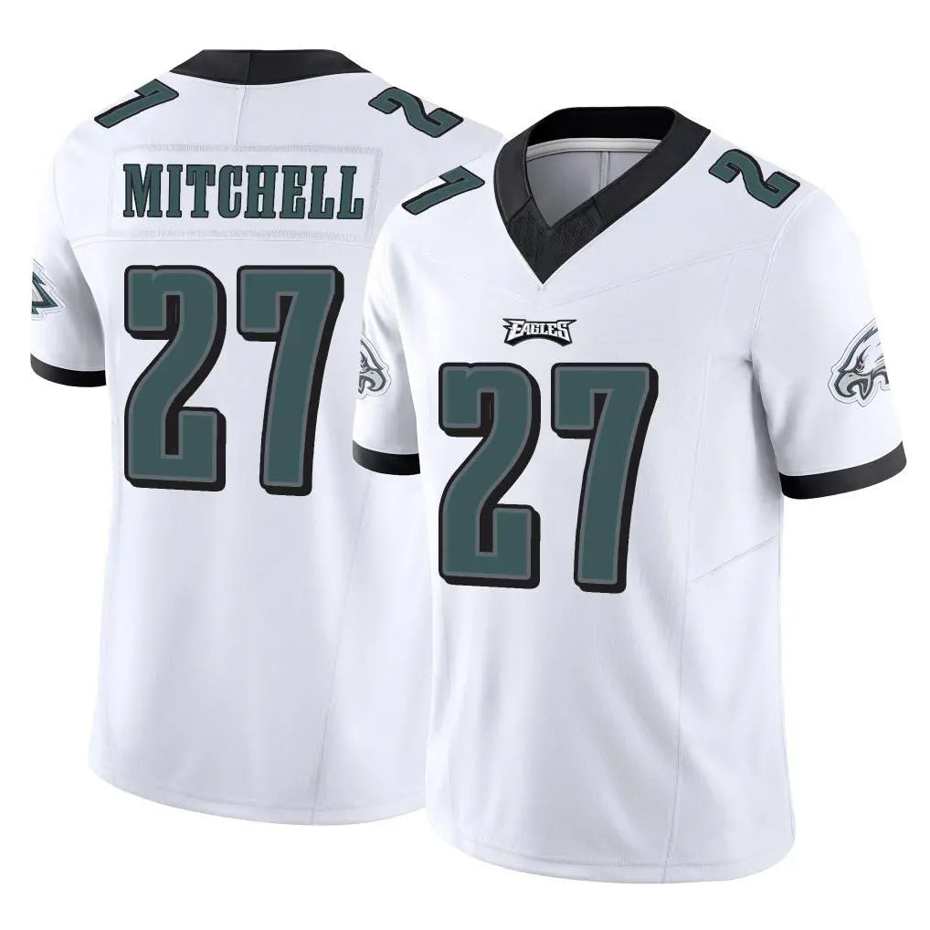 Davalo P.Eagles #27 Quinyon Mitchell Player White Limited Vapor F.U.S.E. Home Game Stitched Jerseys