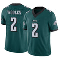 Davalo P.Eagles #2 Riq Woolen Player Team Color Green Limited Vapor F.U.S.E. Home Game Stitched Jerseys