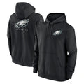 Davalo P.Eagles Black Military Hoodie Game Stitched Jerseys