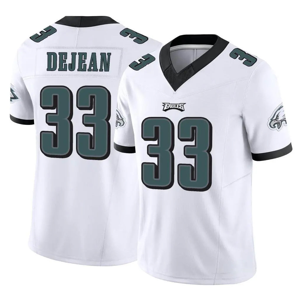Davalo P.Eagles #33 Cooper DeJean Player White Limited Vapor F.U.S.E. Home Game Stitched Jerseys