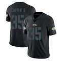 Davalo P.Eagles #35 Michael Carter II Player Limited Black Impact Home Game Stitched Jerseys