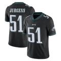 Davalo P.Eagles #51 Cam Jurgens Player Black Limited Vapor Untouchable Home Game Stitched Jerseys