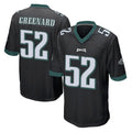 Davalo P.Eagles #52 Jonathan Greenard Player Black Home Game Stitched Jerseys