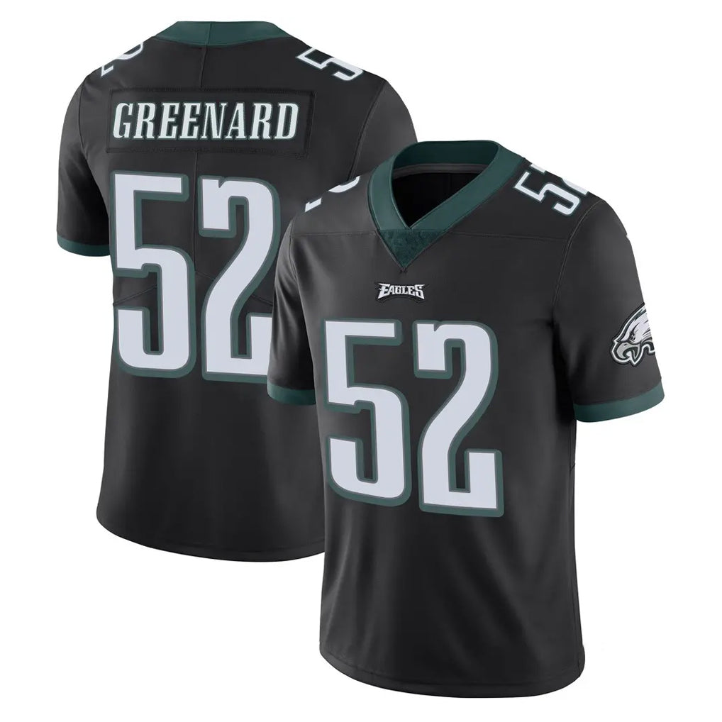 Davalo P.Eagles #52 Jonathan Greenard Player Black Limited Vapor Untouchable Home Game Stitched Jerseys