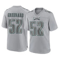 Davalo P.Eagles #52 Jonathan Greenard Player Gray Atmosphere Fashion Home Game Stitched Jerseys
