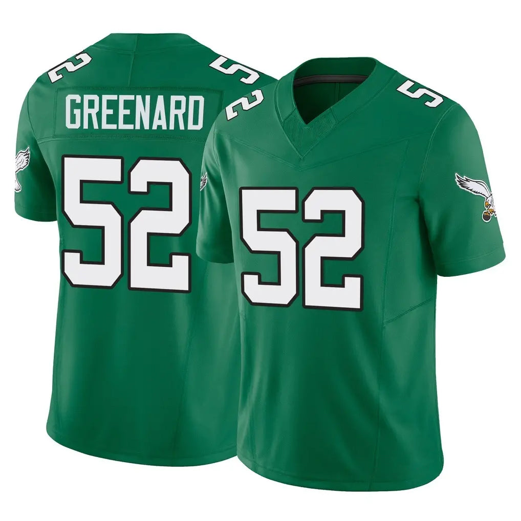Davalo P.Eagles #52 Jonathan Greenard Player Green Kelly Alternate Vapor F.U.S.E. Home Game Stitched Jerseys