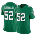 Davalo P.Eagles #52 Jonathan Greenard Player Green Kelly Alternate Vapor F.U.S.E. Home Game Stitched Jerseys