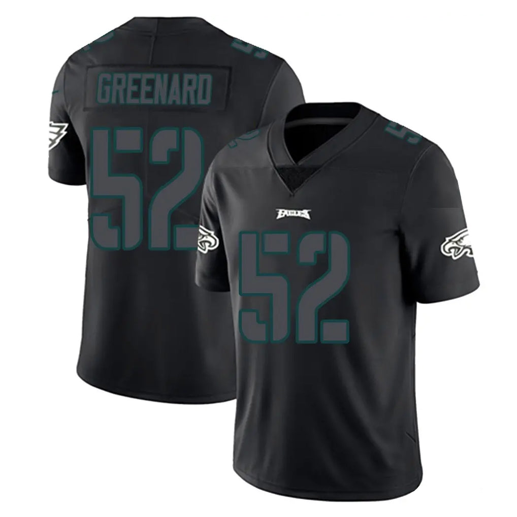 Davalo P.Eagles #52 Jonathan Greenard Player Limited Black Impact Home Game Stitched Jerseys