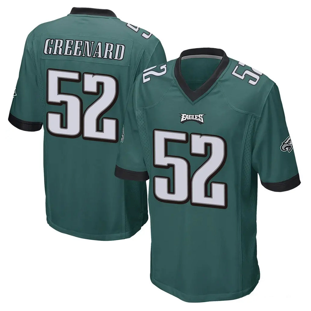 Davalo P.Eagles #52 Jonathan Greenard Player Team Color Green Home Game Stitched Jerseys